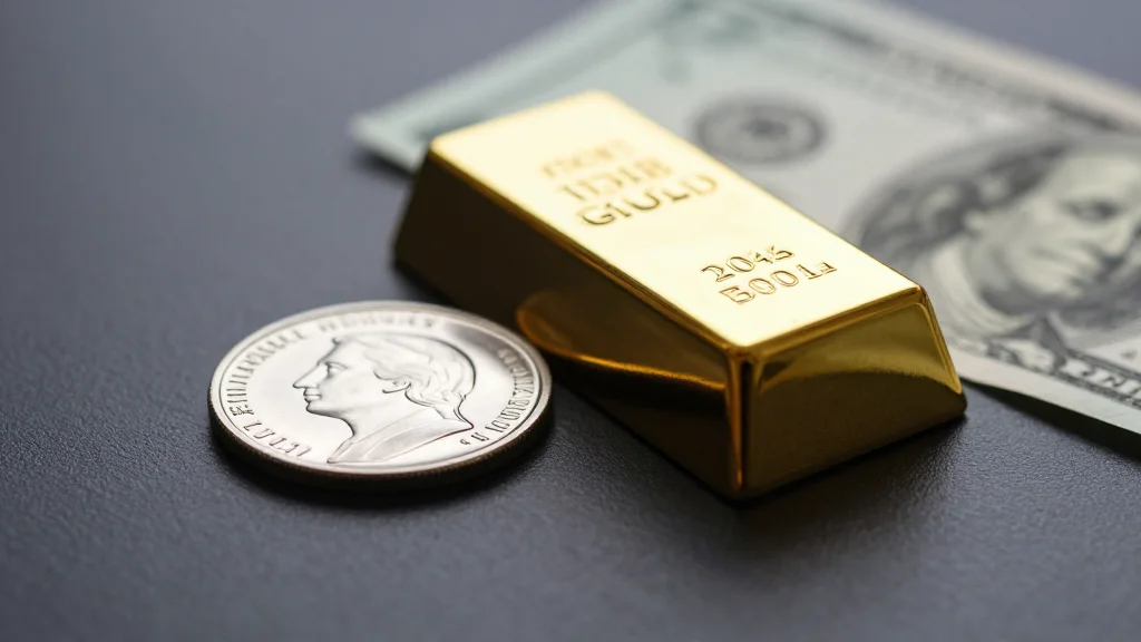 Gold Slides to $4,815 as Dollar Recovers, Silver Gains on Weak Dollar