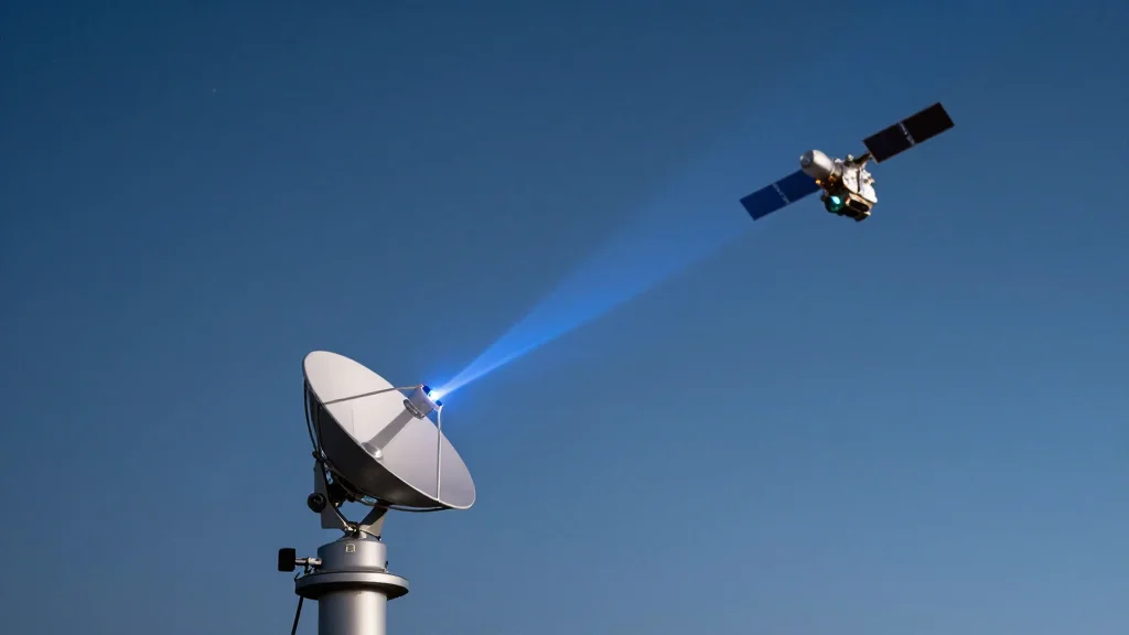 Optical Links Replace Radio as Space Data Bottleneck