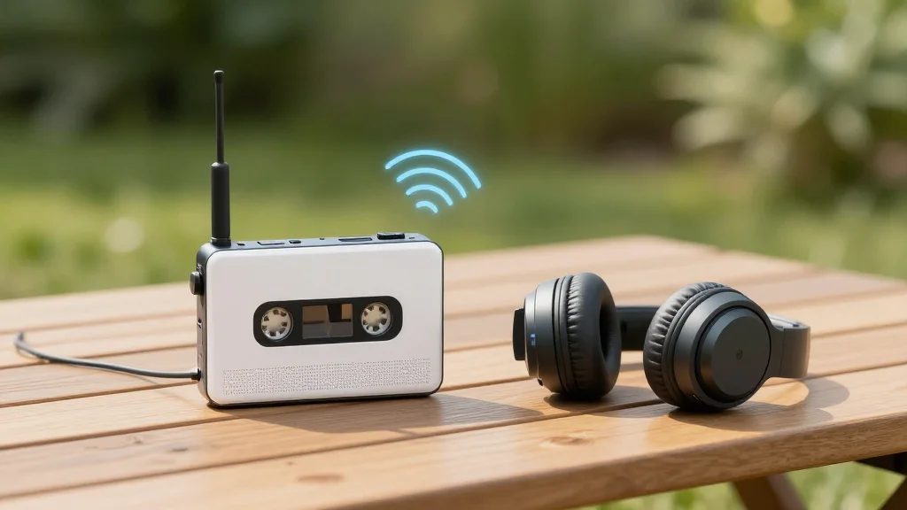Wireless Cassette Player Revives Tapes Without Headphone Cords