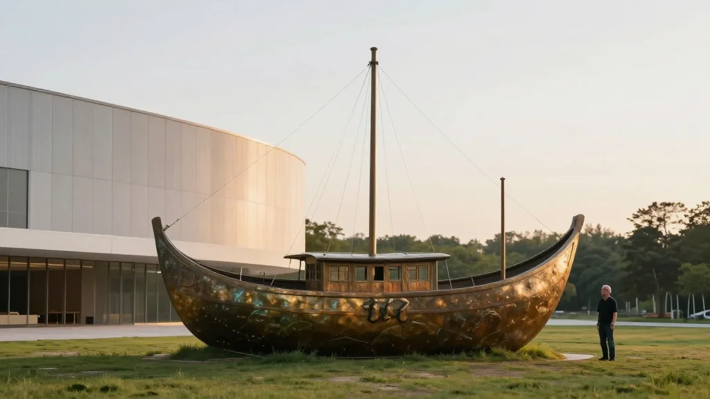 Dana Schutz Unveils 12‑Ton Bronze ‘Blind Boat’ at Norway’s Kistefos Museum