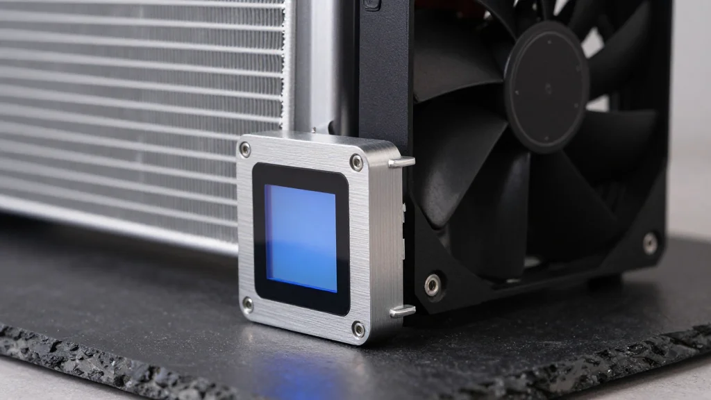 Jonsbo TX-360 Debuts with LCD Pump Block and Integrated Fan Module