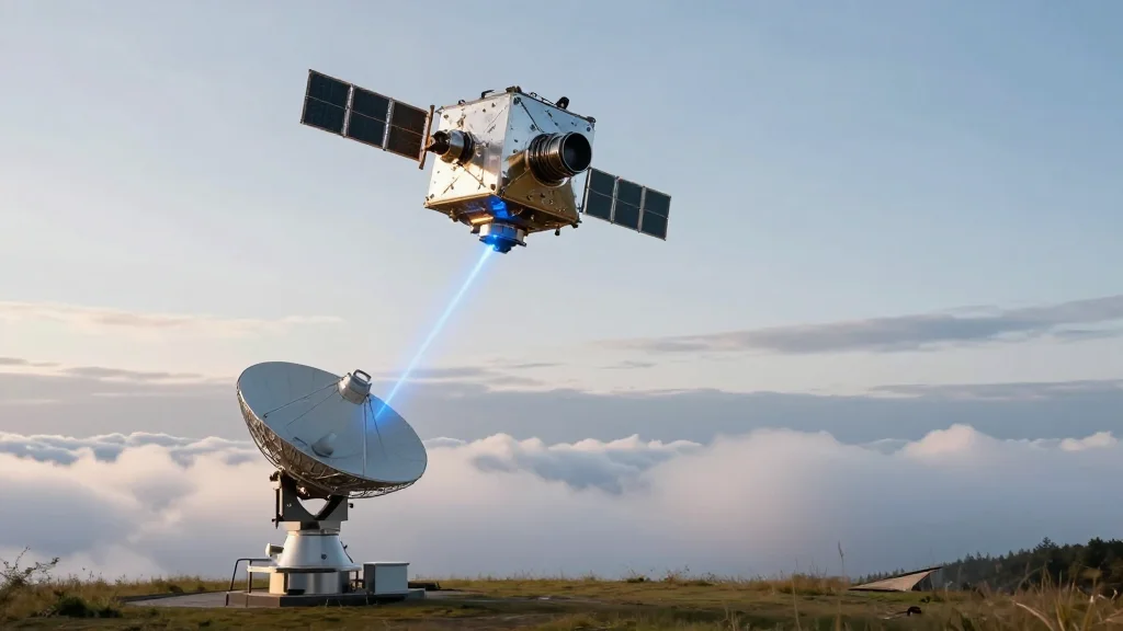 Orbital Lasers Aim for 100+ Gbps, Cloud Cover Challenges