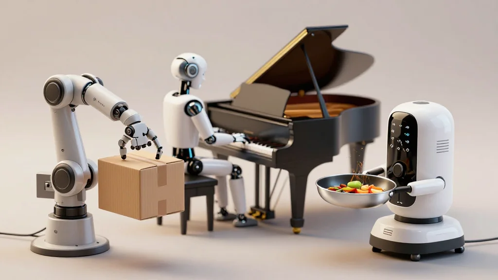 Robots Showcase Package Sorting, Piano Playing and Food Prep at Beijing's Zhongguancun Forum