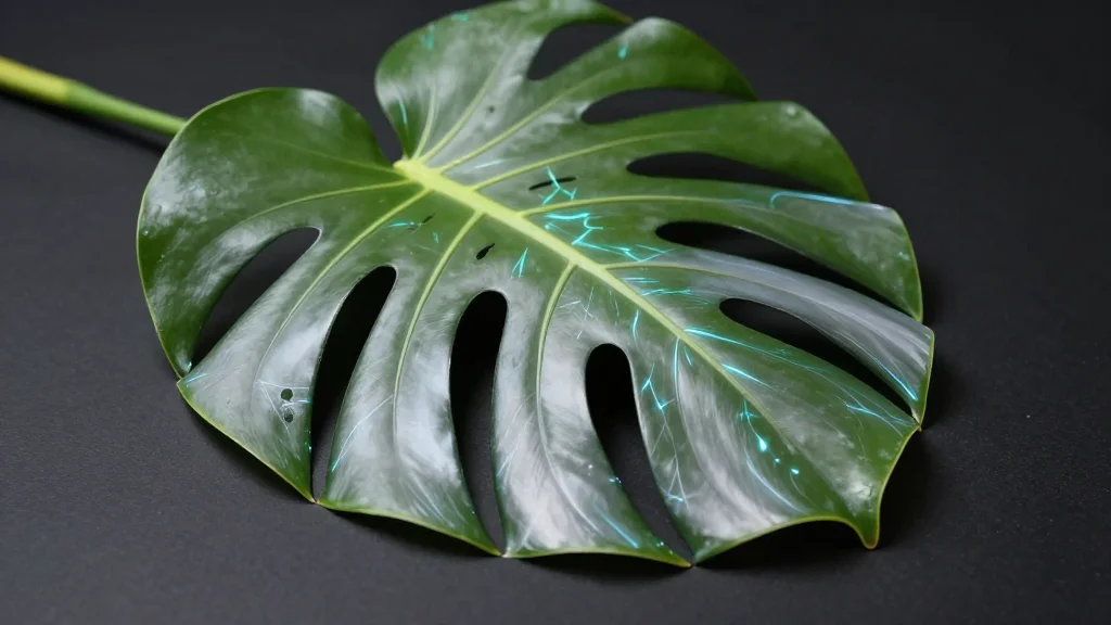 Plant Leaf Becomes Graphene Neural‑network Sensor