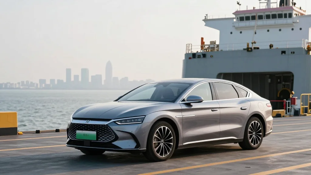 Chinese Cars Surge Abroad as Foreign Share in China Halves