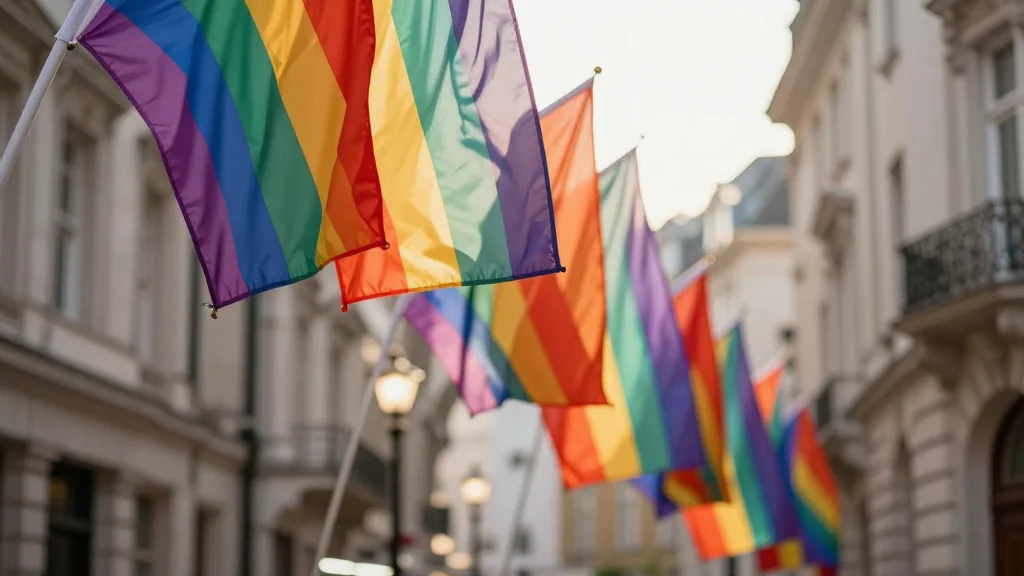 Ugo Rondinone Unveils 'MORE LIGHT' – 54 Flags Illuminate London’s Mayfair