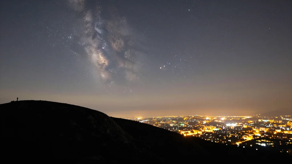 Artificial Light Up 34%, 80% Lose Milky Way