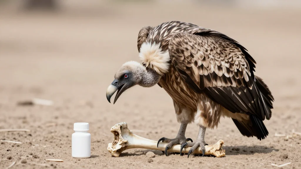 Veterinary Diclofenac Poisoning Drives India's Vulture Collapse