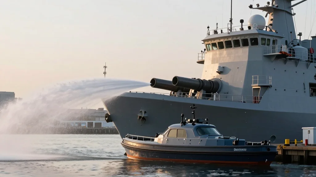 Fireboats Essential when Naval Base Water Infrastructure Fails