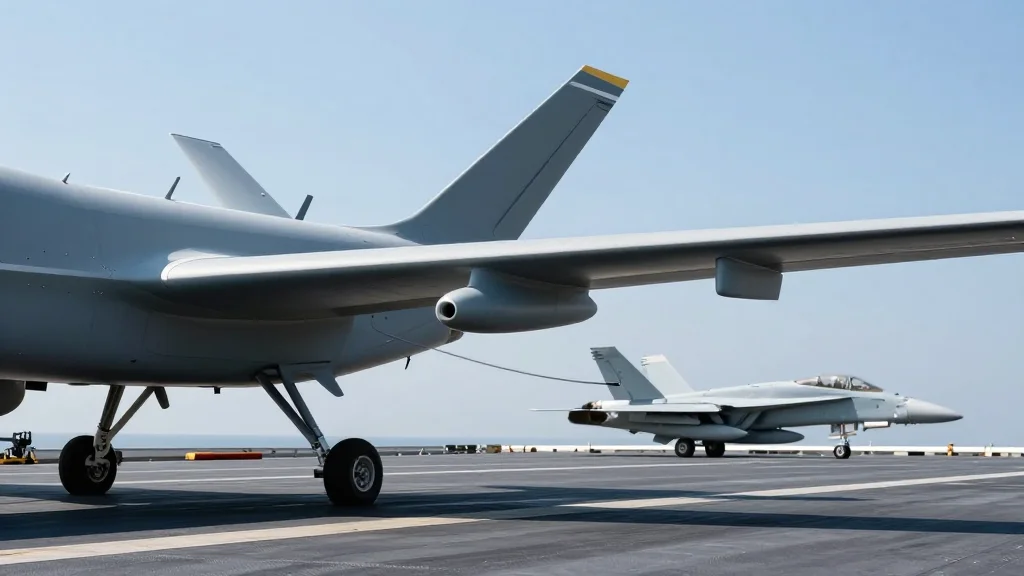 U.S. Navy and Boeing Complete First Flight of Production MQ-25A Stingray Drone