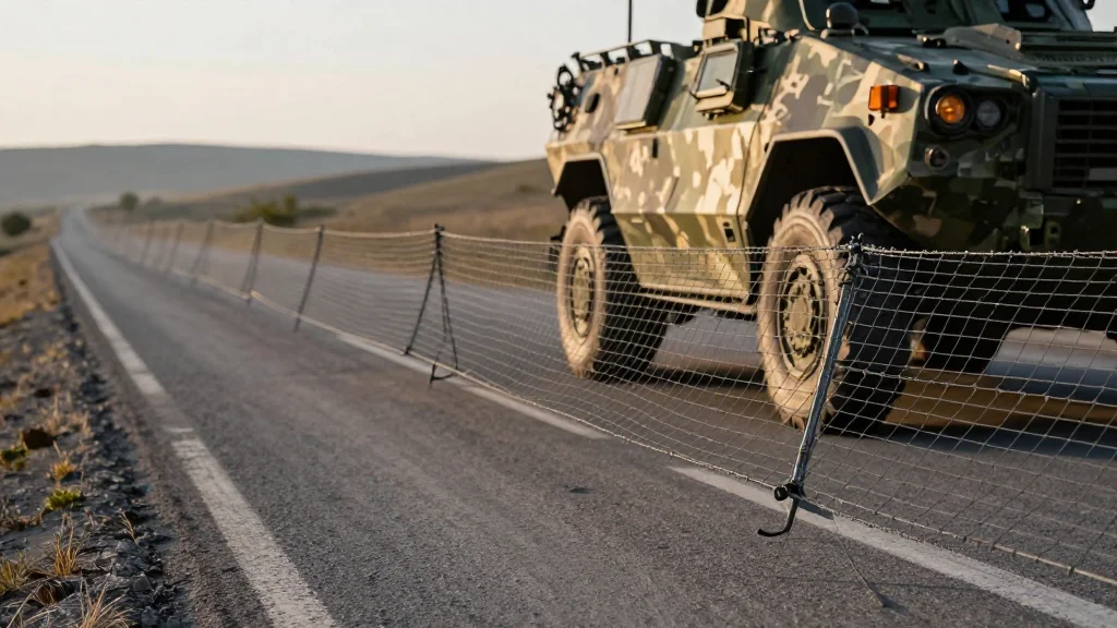 Ukraine Deploys 822 Km of Anti‑Drone Netting on Frontline Roads