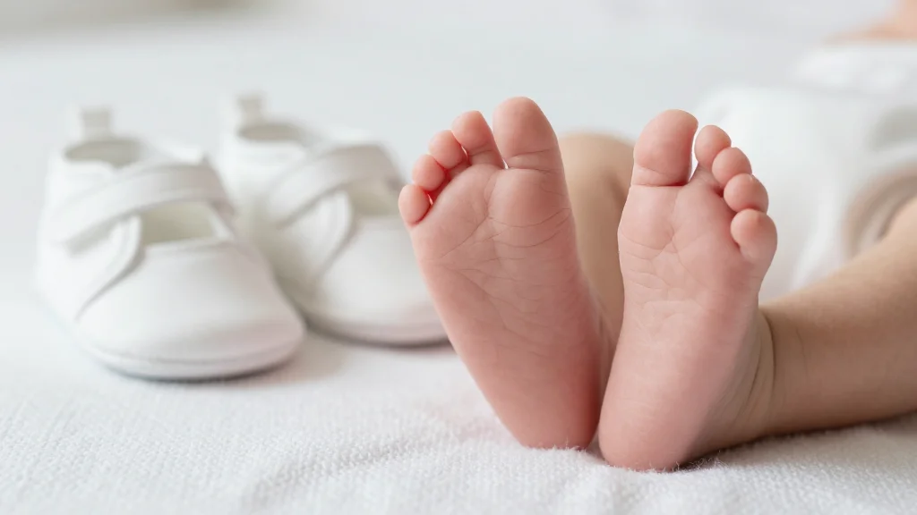 Why Bare Feet Are Better than Cute Shoes when a Baby Is Learning to Walk