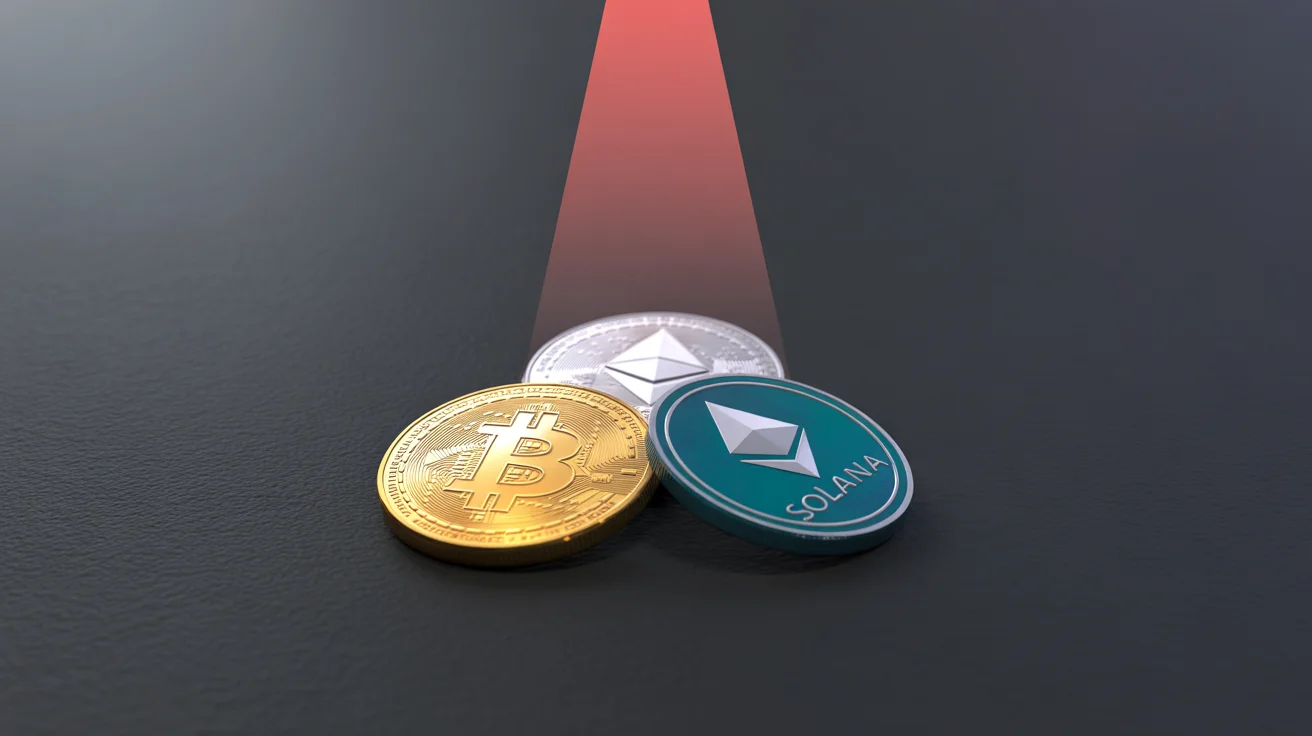 Major Cryptos Slip: BTC, ETH, SOL All Decline