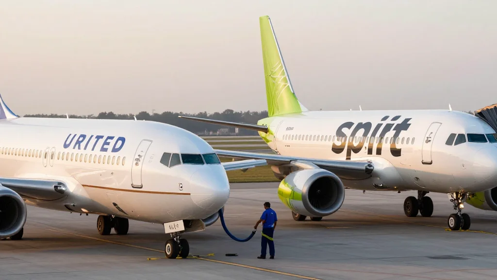 United Readies Aid for Spirit Customers if Airline Collapses