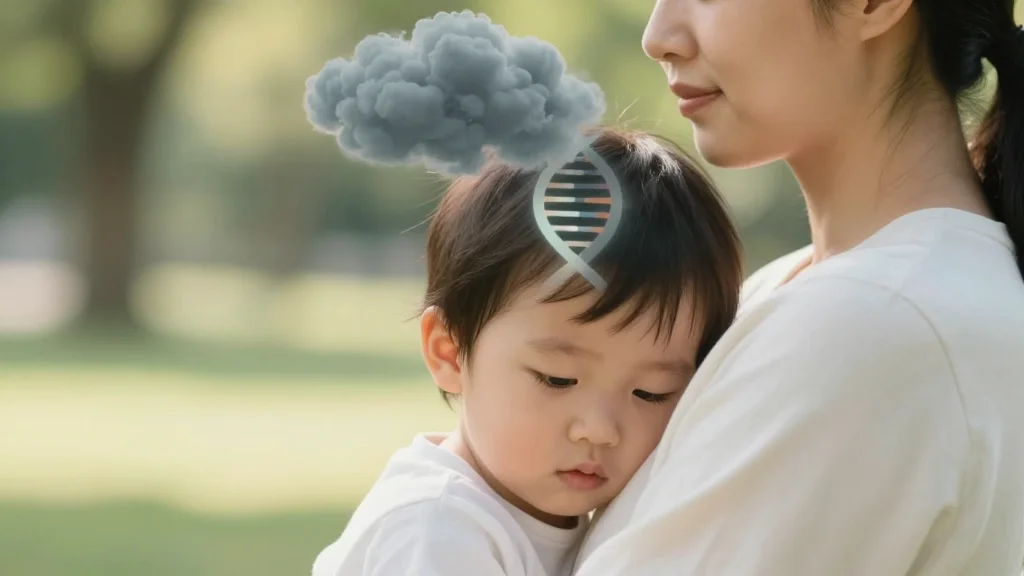 Machine Learning Links Childhood Trauma to Heightened Genetic Risk for Depression