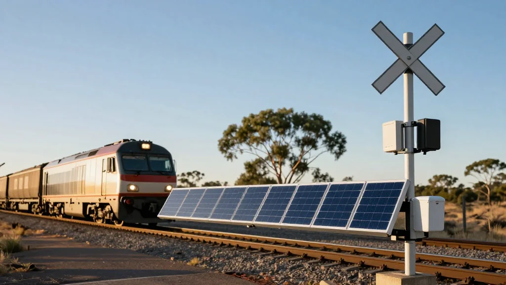 Inland Rail Introduces Solar-Powered Level Crossings in Australia