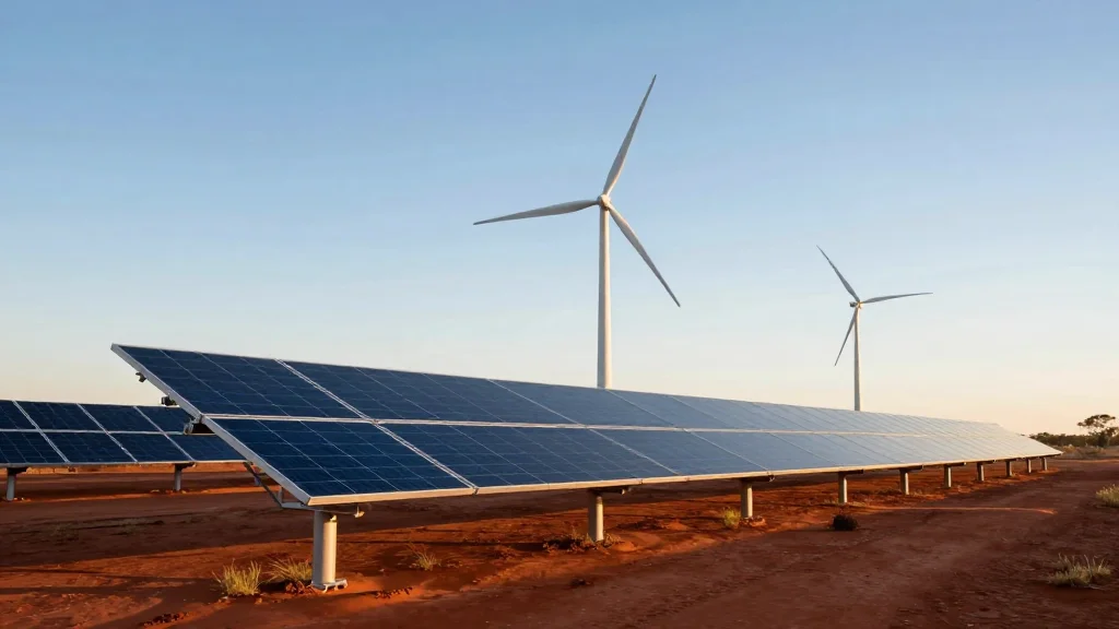 Australian Utility Solar and Wind up 10% YoY