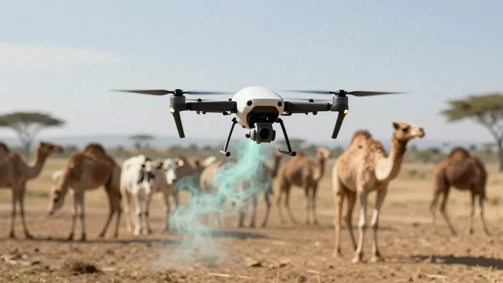 Drones and Satellites Can Measure Methane Emissions From Ruminants