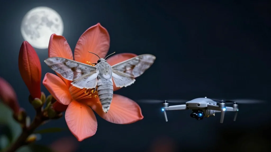 Night‑blooming Flower Relies on Hawkmoths for Pollination