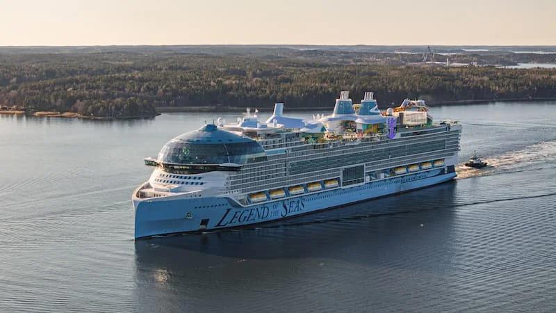 Royal Caribbean’s Legend of the Seas Begins Sea Trials