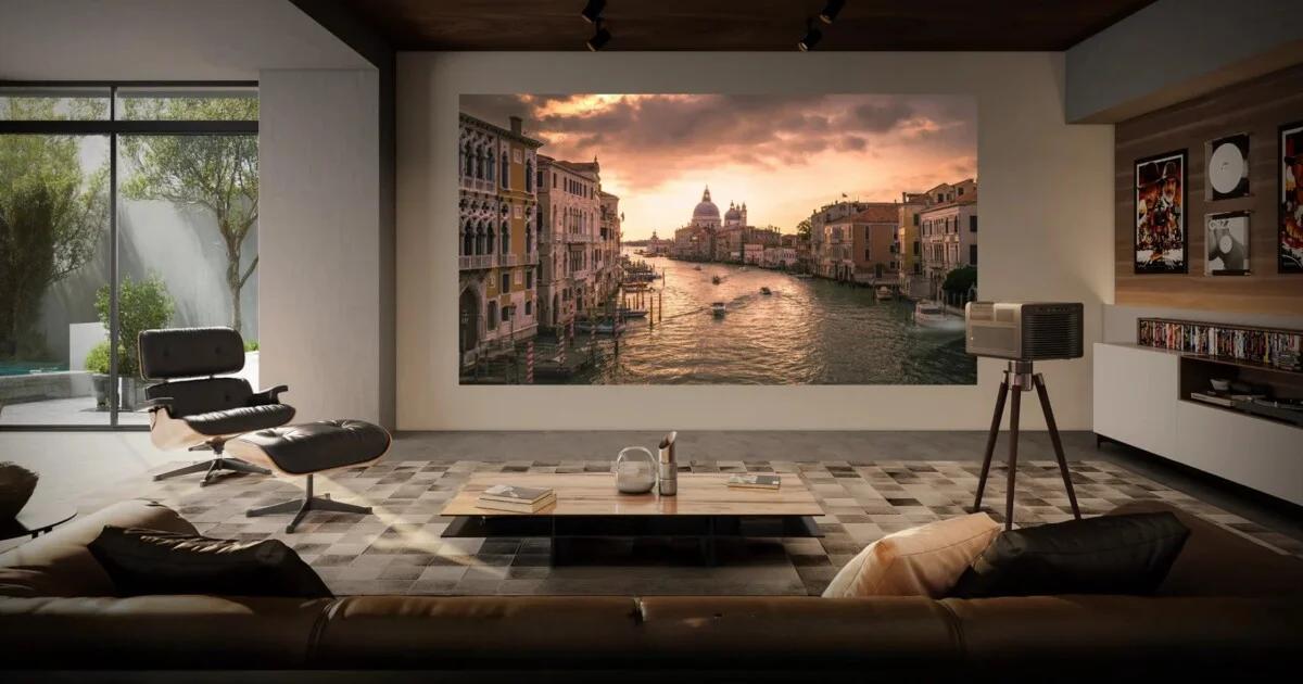 Dual RGB-Laser Projector Promises Lights-On Viewing up to 300 Inches