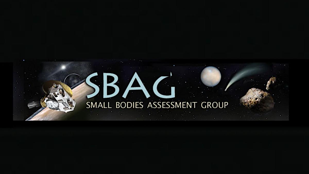 NASA Small Bodies Assessment Group (SBAG) Update