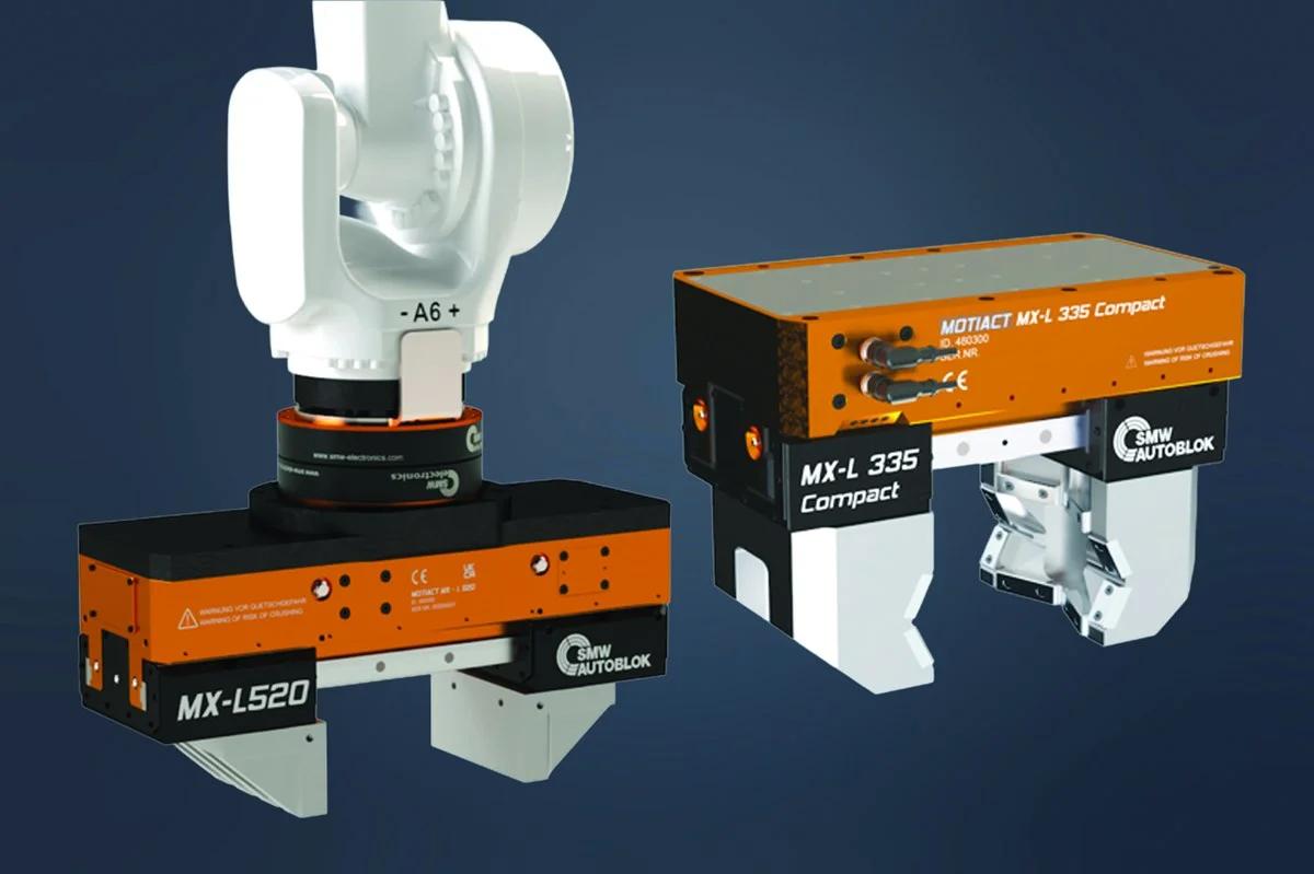 SMW Autoblok Mechatronic Grippers Feature High Gripping Forces