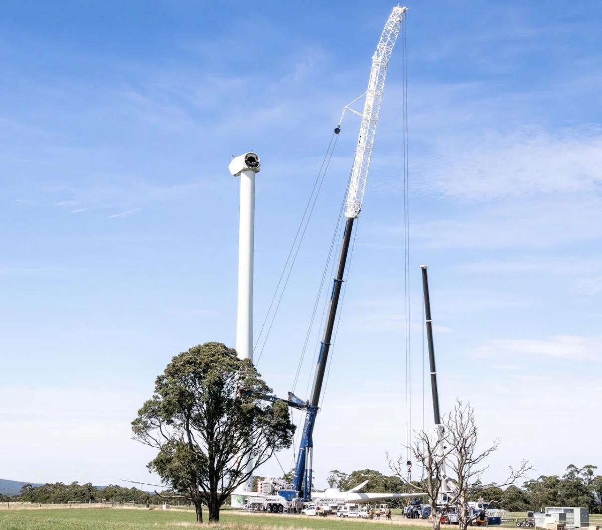 Off with the Blades: Pioneering Community-Owned Wind Farm Has First Major Component Repair