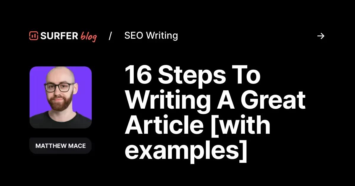 How to Write an Article: A Step-by-Step Guide