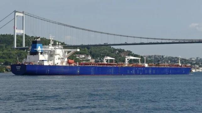 Tanker Carrying Russian Oil Hit By Drone Attack in Black Sea