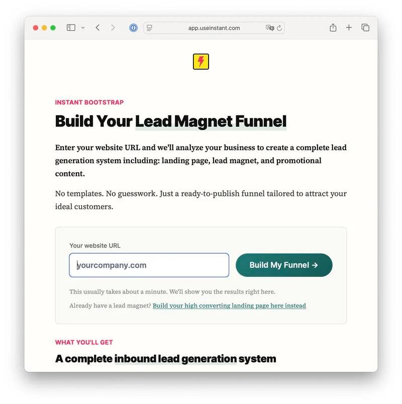 AI Generates Full Lead Magnets Instantly for Founders