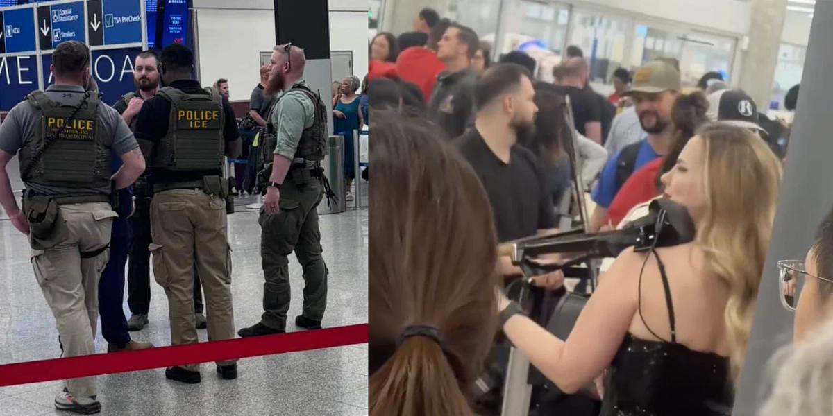 Violinist Plays As TSA Lines Stretch For Hours In Atlanta…While ICE Agents Stand Idle