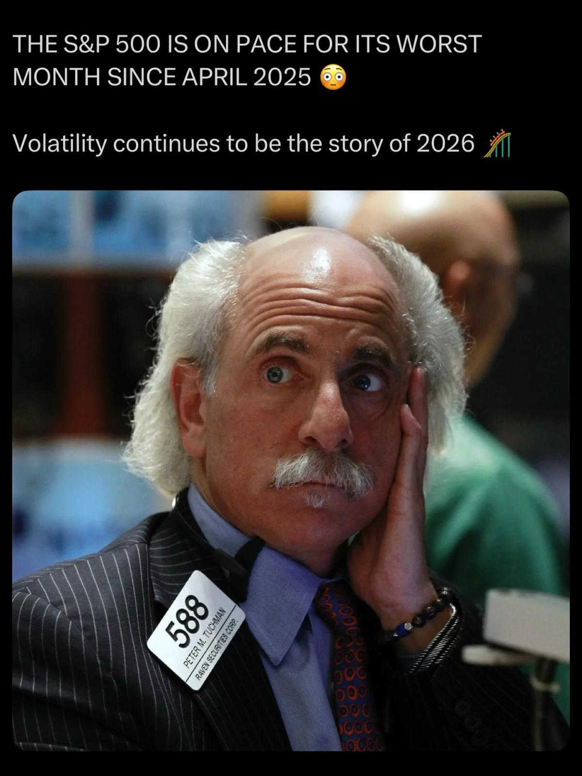 S&P 500 Faces Worst Month Since 2025 Amid 2026 Volatility