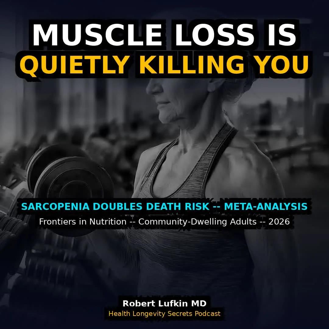 Sarcopenia Doubles Death and Disability Risk in Seniors