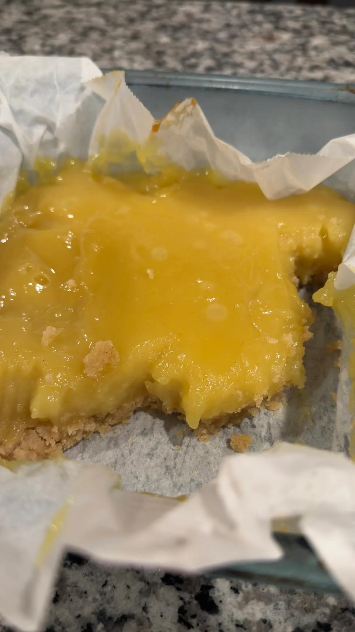 Vegan, Gluten‑Free Lemon Bars Delight with Custard‑Like Texture