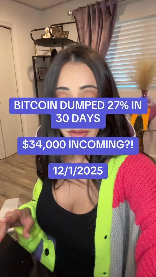 Bitcoin Fell 27% in a Month, $34k Target?