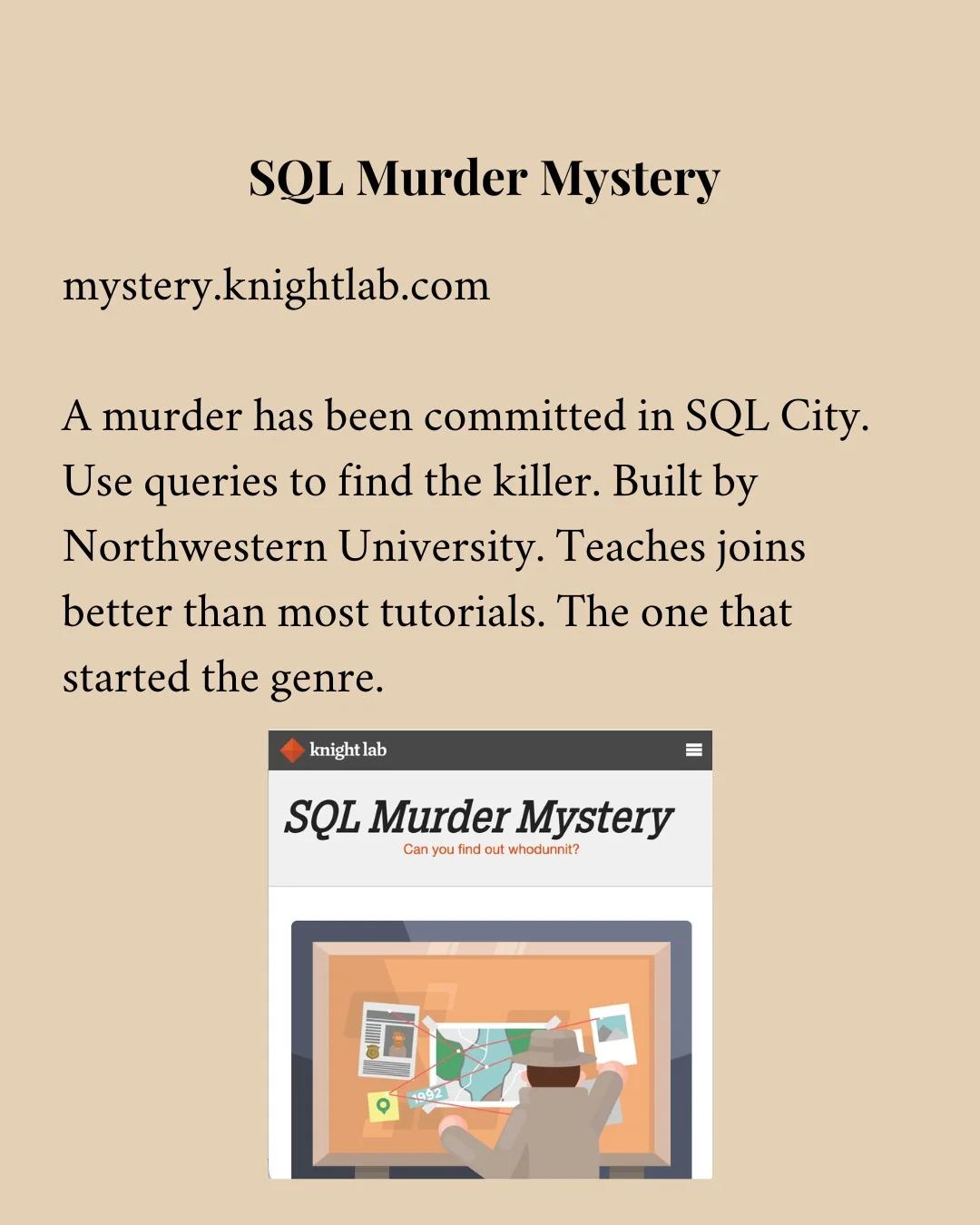 Learn SQL Through Games, Not Dry Tutorials