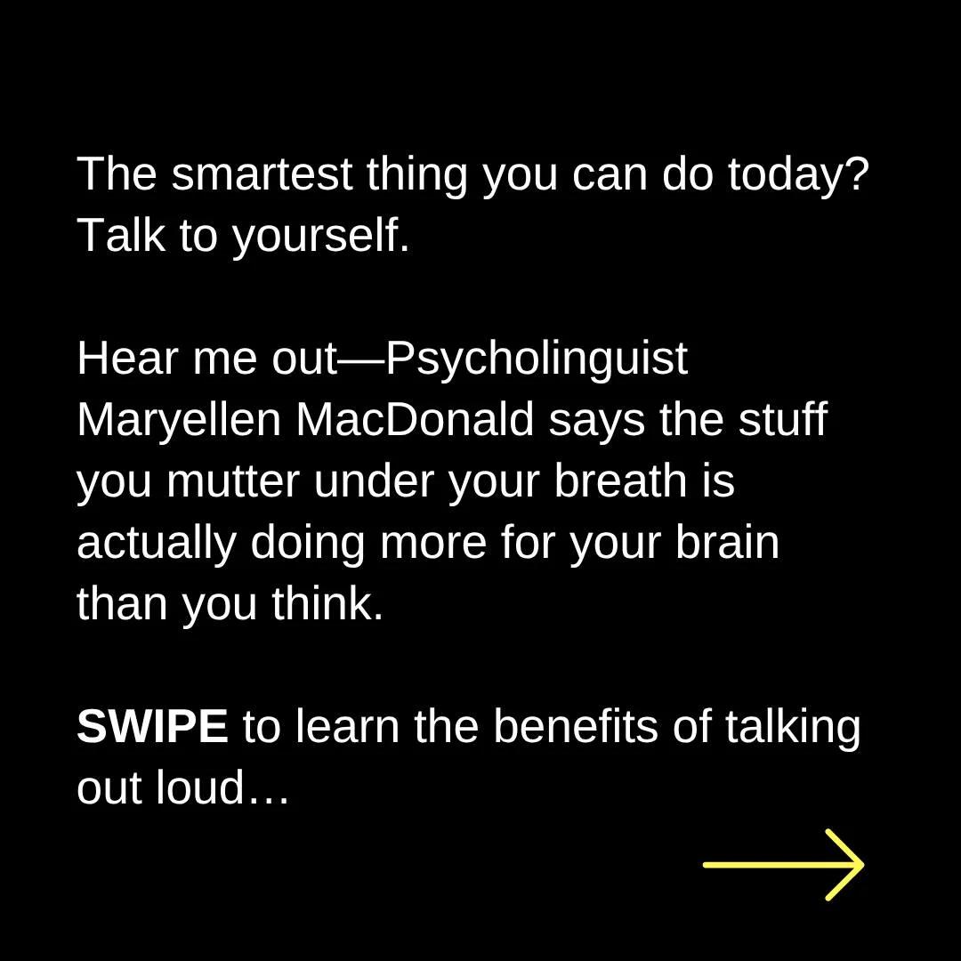 Self‑Talk Boosts Focus, Memory, Mood, and Brain Health