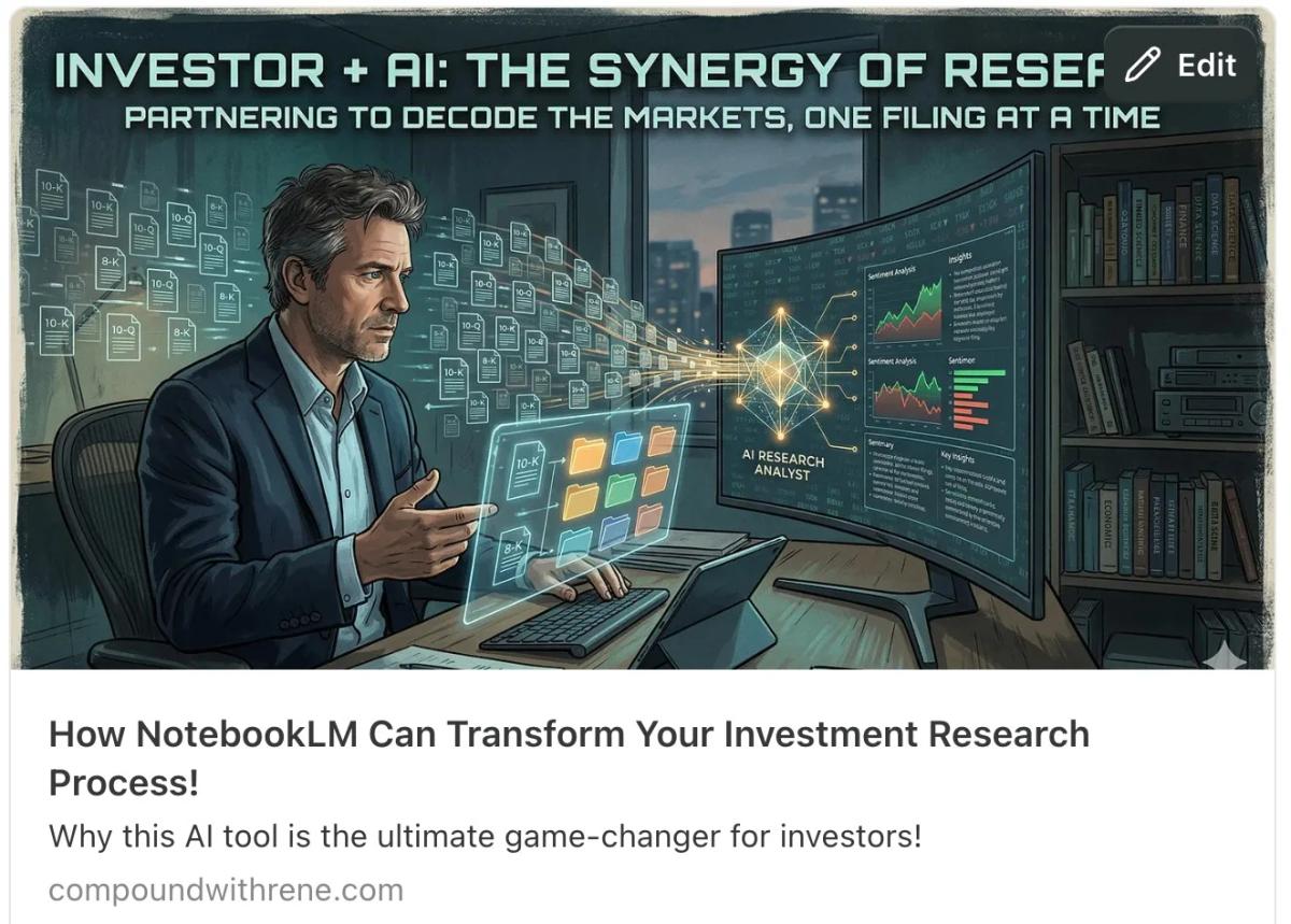 AI-Powered NotebookLM Gives Investors a Market Edge