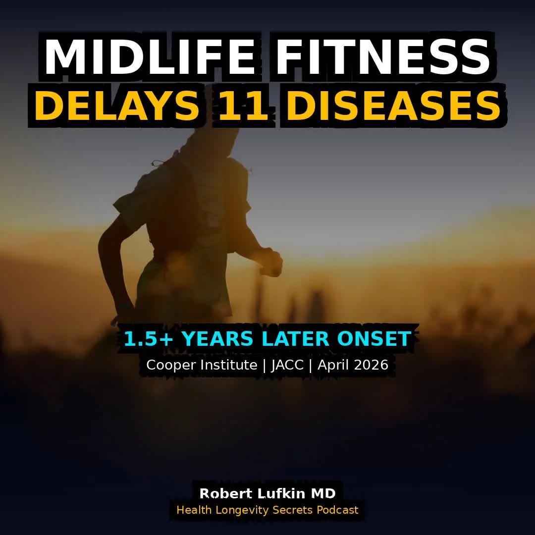 Midlife Fitness Proven to Boost Longevity and Health Span