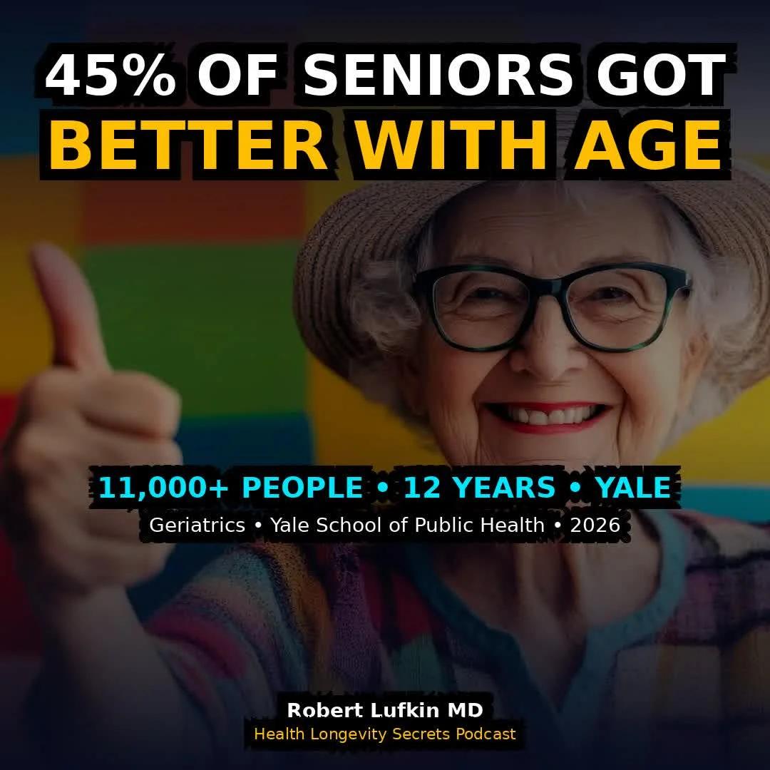 Mindset Boosts Aging: 45% Seniors Improve Over Time