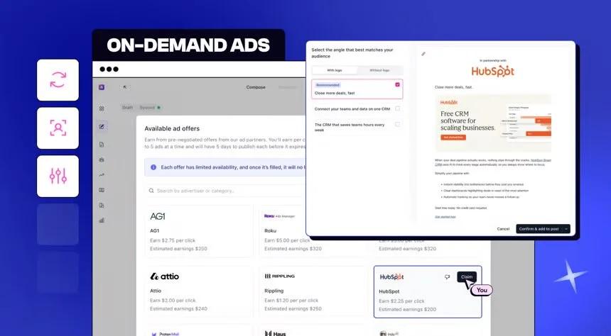 Beehiiv Launches On-Demand Ads Marketplace for Instant Sponsorship