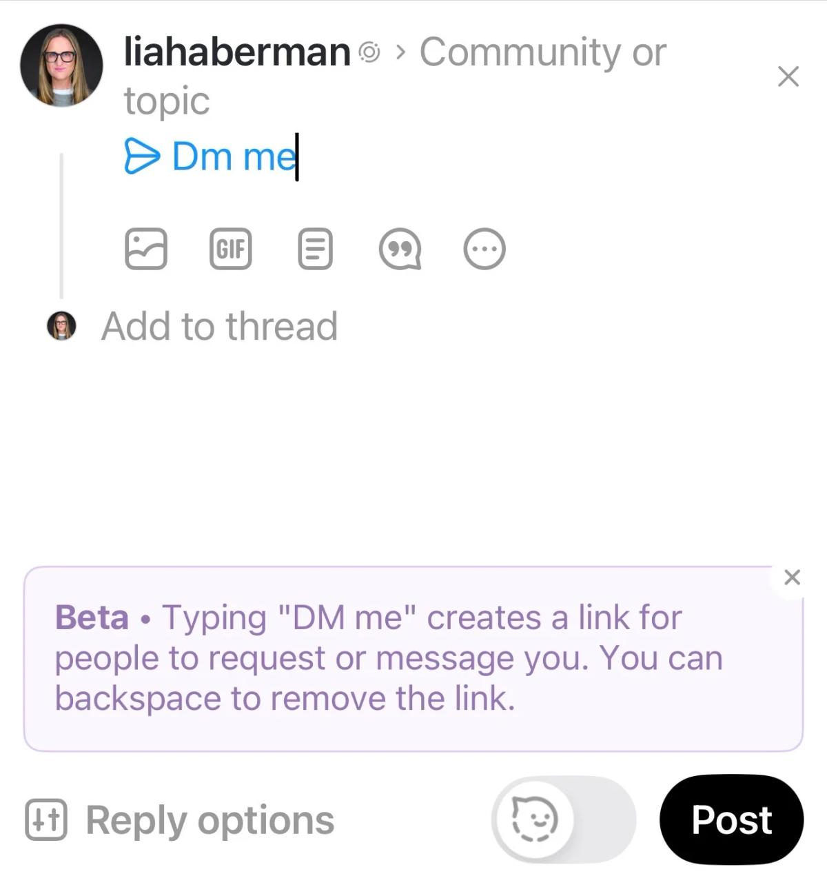 Threads Adds Instant DM Me Shortcut for Private Chats