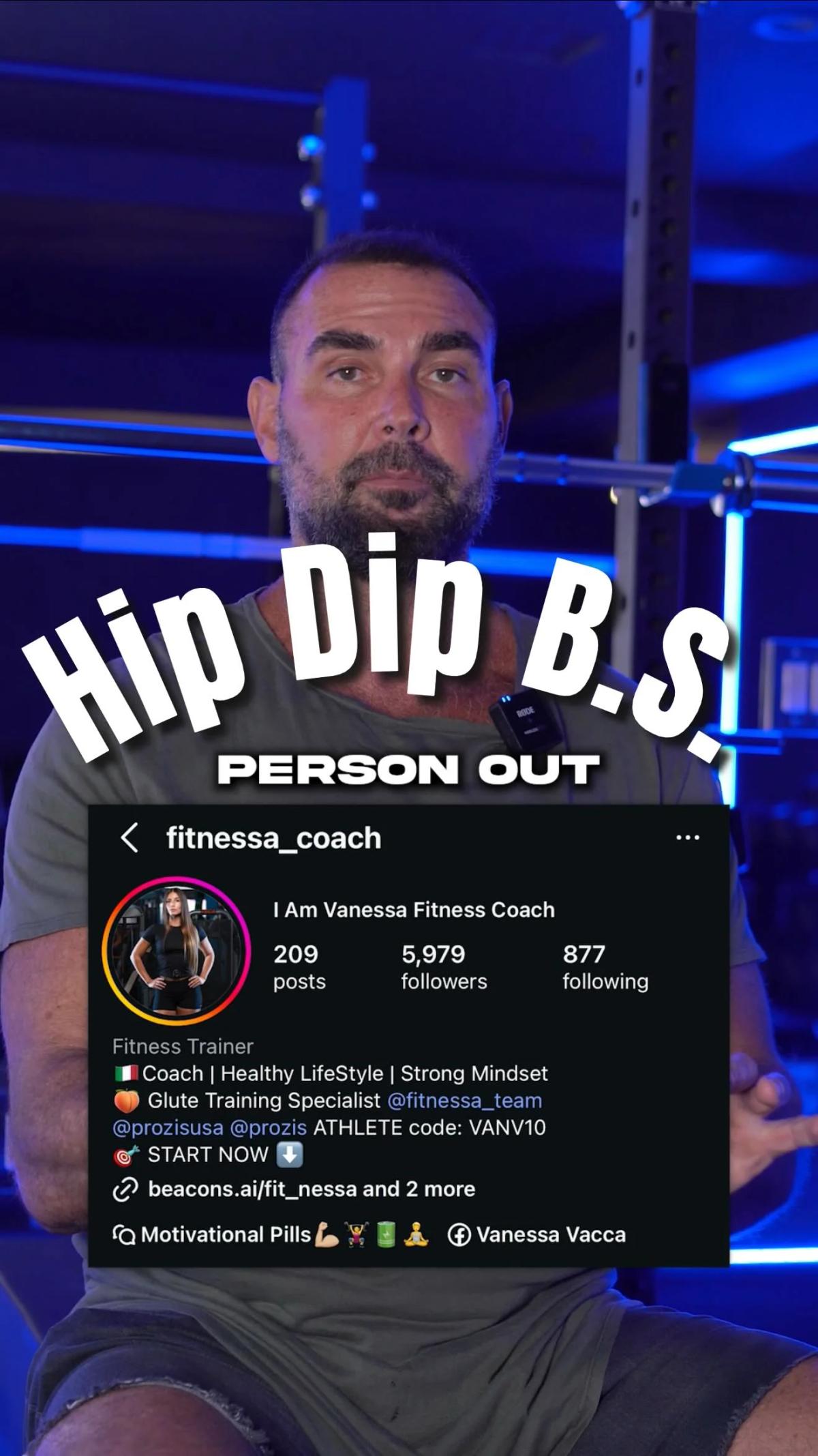 Hip Dips Remain Anatomical, Not Fixed by Training