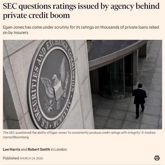 Egan‑Jones Filled Private Credit Rating Gap, Now Under SEC Scrutiny