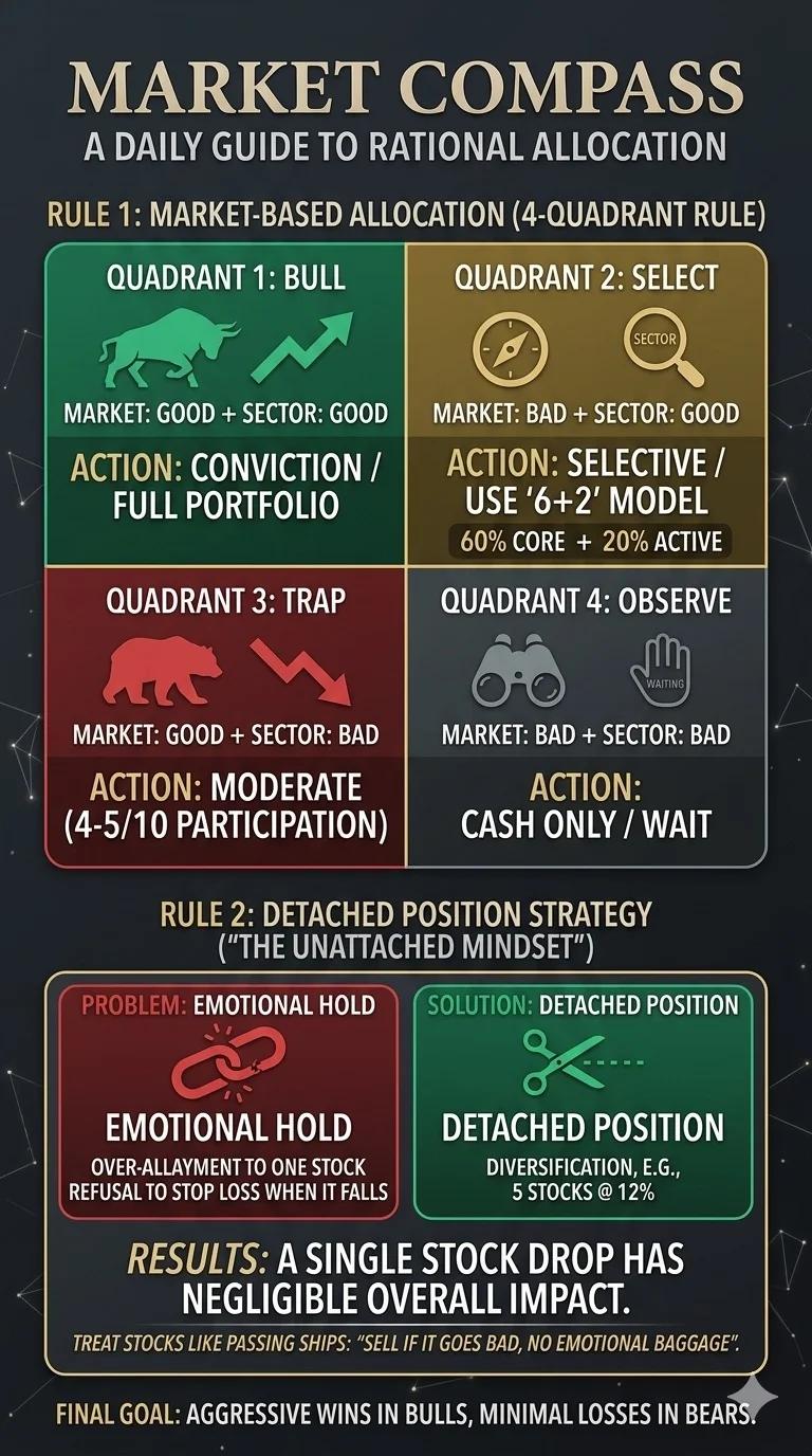 Survive Markets by Controlling Position Size and Cutting Losses