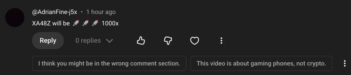 YouTube Spots Crypto Scams, Suggests Witty Replies