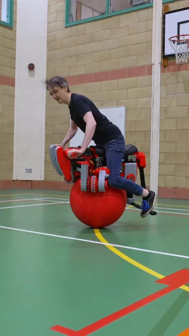 Balancing Bike on a Ball Powered by ODrive Motors