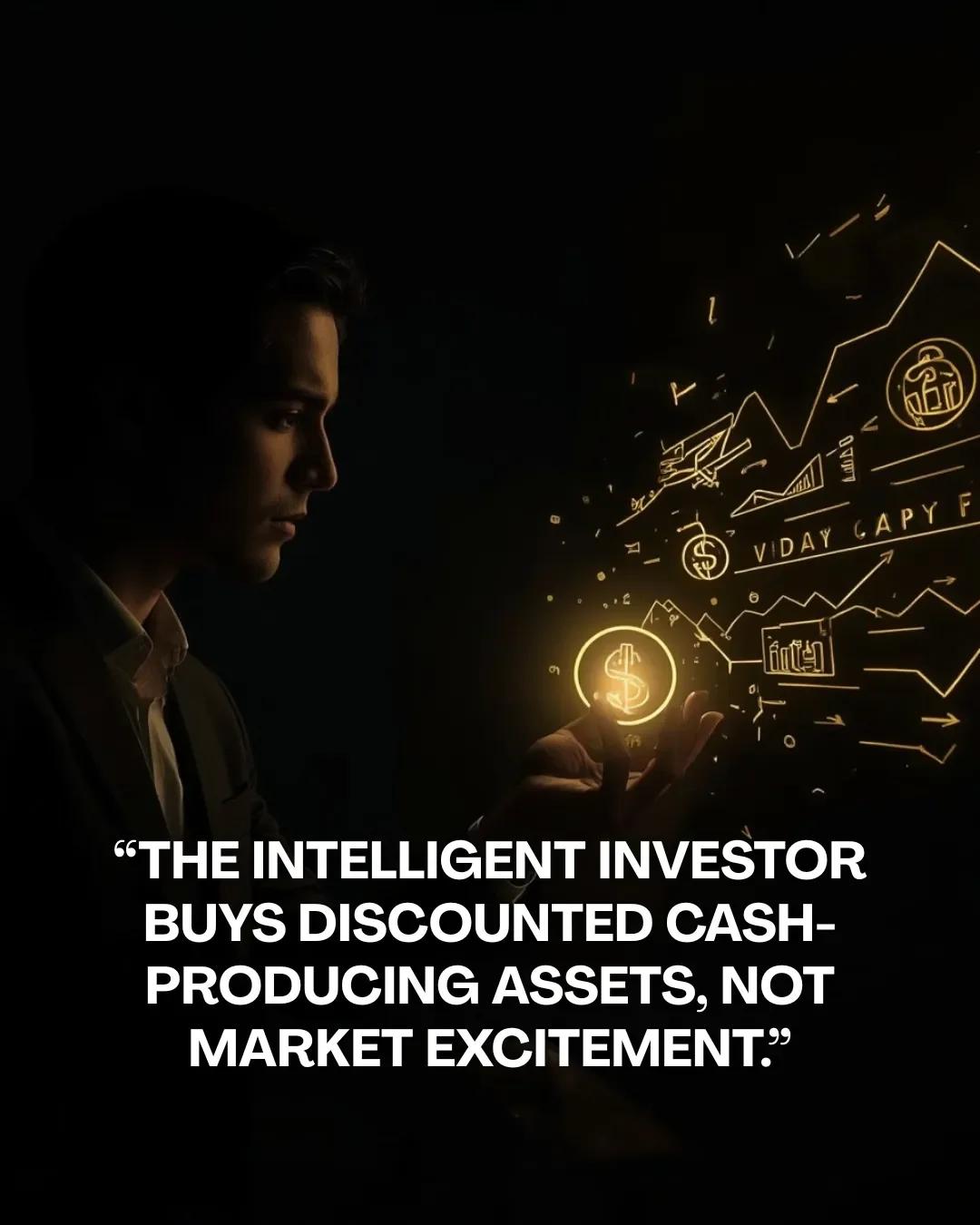 Buy Cash‑flow Assets Cheap, Ignore Market Hype