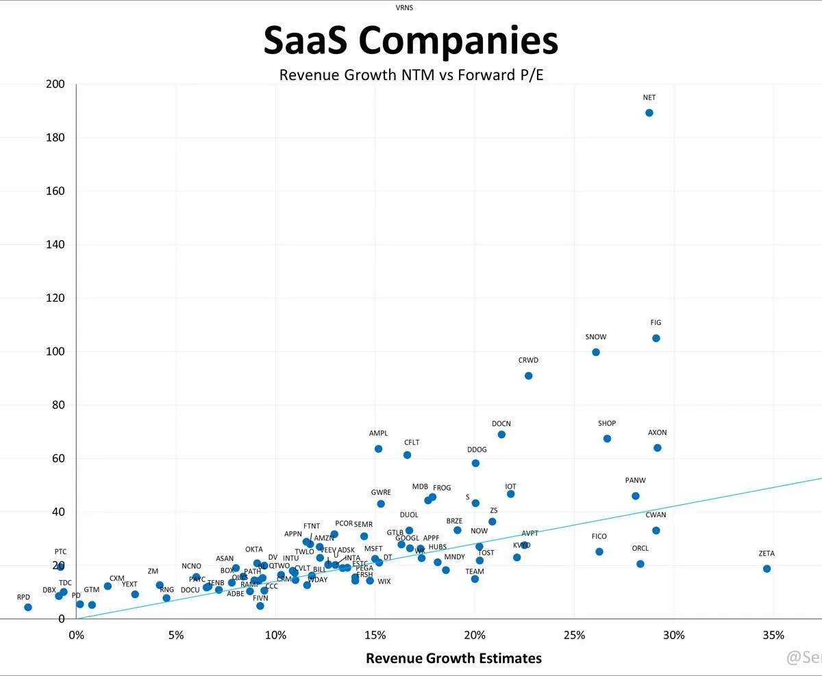 Forward P/E Reveals Hidden Profitability in SaaS Valuations